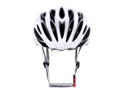 přilba FORCE BAT, bílo-černá L - XL