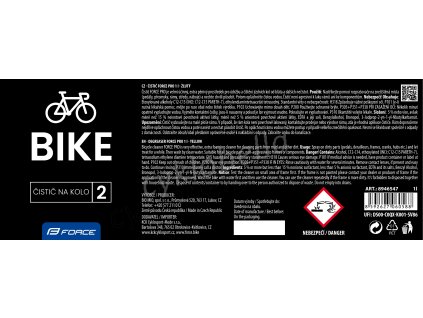 čistič FORCE PRO k doplnění - 1l - žlutý EXTRA