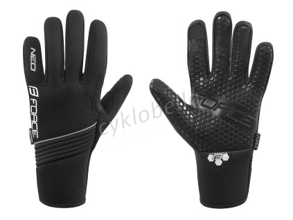 rukavice neopren force neo cerne m img 90465 hlavni fd 3