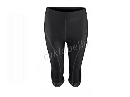kalhoty F LADY BIKE 3/4 do pasu s vl, černé XL