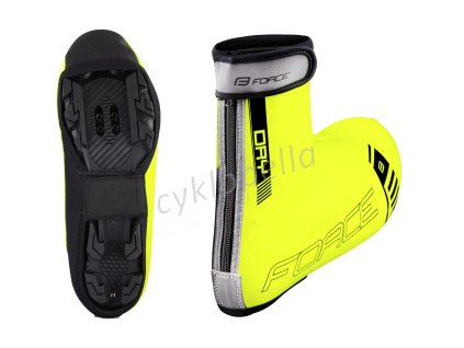 návleky treter FORCE PU DRY MTB, fluo M