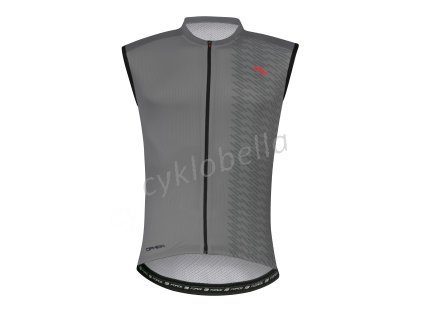 dres FORCE CIPHER bez rukávů, šedý S