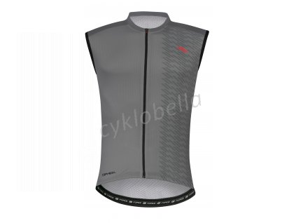 dres FORCE CIPHER bez rukávů, šedý XL