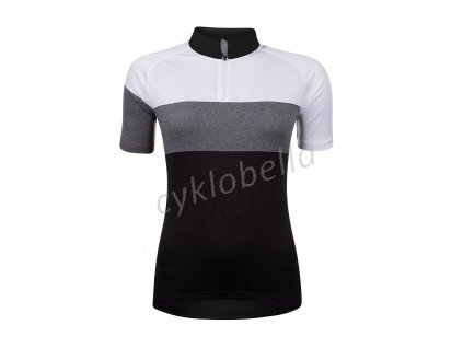 dres FORCE VIEW LADY kr. rukáv,črn-bílo-šedý S