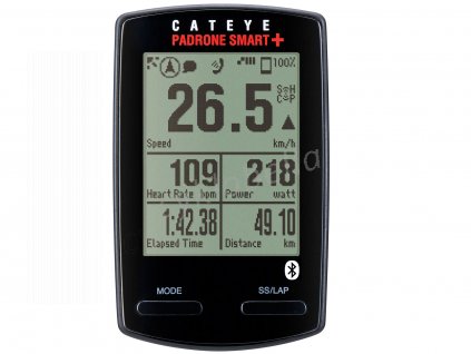 Cyklopočítač CAT Padrone Smart+ (SC100B) (černá)