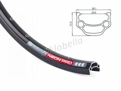 Ráfek ACO Neon Pro 559x20/ 32 disc (černá)