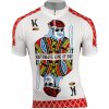 dres NORTH WAVE KING OF BIKE JERSEY white/red vel.XL