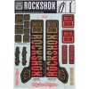 ROCKSHOX DECAL KIT TLD 35MM GOLD/ORANGE Množ. Uni
