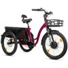 CARGO - TRICYCLE CURTIS, FRONT MOTOR, VIOLET SHINY