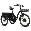 CARGO - TRICYCLE CURTIS X, FRONT MOTOR, BLACK SHINY
