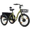 CARGO - TRICYCLE LOVELO, FRONT MOTOR, ARMY GREEN