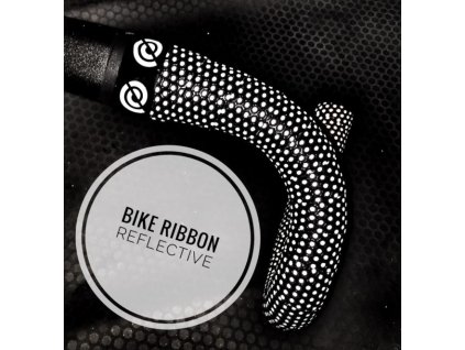 Omotávka BIKERIBBON Reflective - černá/šedá