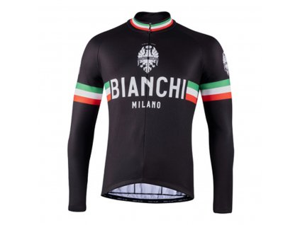 Zimní dres Bianchi Milano STORIA - 2021 (černá)