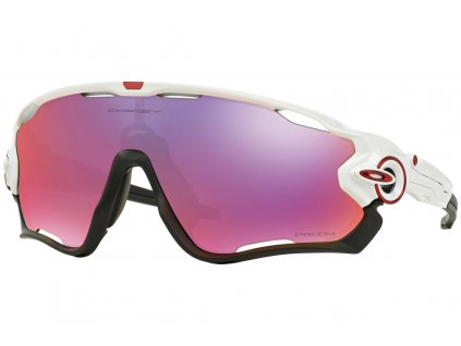OAKLEY Jawbreaker Polished White Prizm Road