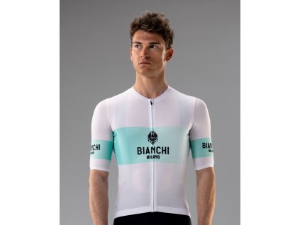 BIANCHI dres REMASTERED bílá