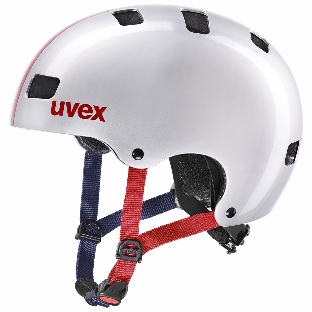 Cyklistická helma UVEX KID 3, RACE SILVER (Velikost 55-58)
