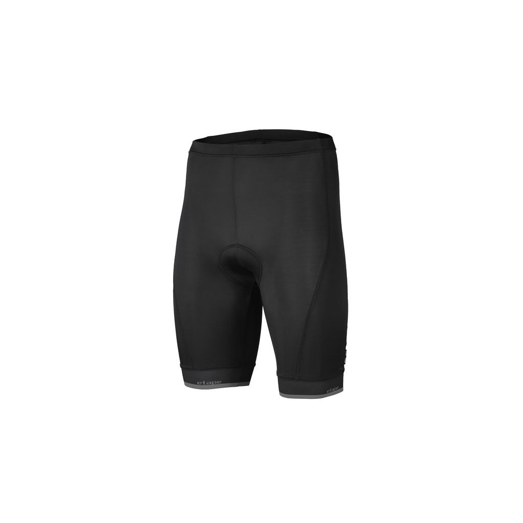 Etape – pánské kalhoty ELITE, černá|antracit (Velikost 3XL)