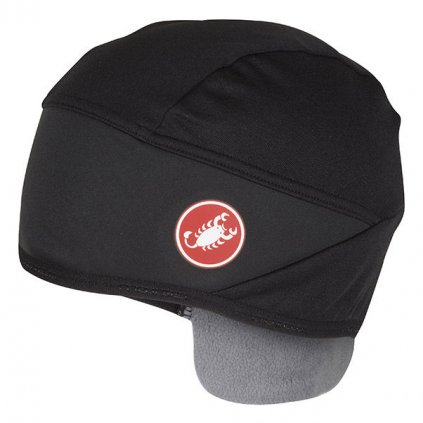 Castelli – čepice pod přilbu Estremo WS Skully, black (Velikost UNI)