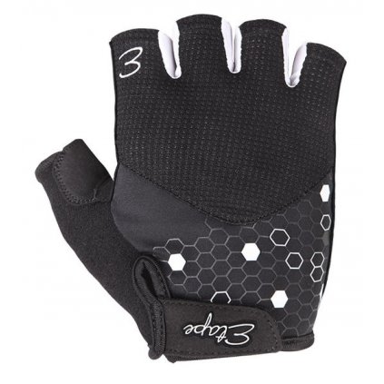 Etape - dámské rukavice BETTY, černá/bílá (Velikost L)