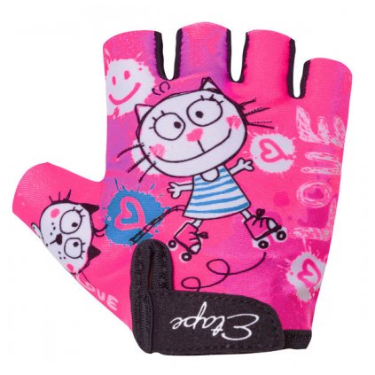 Etape – dětské rukavice TINY, růžová (Velikost 3-4)