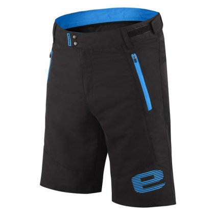 Etape – pánské kalhoty FREEDOM, černá/modrá (Velikost 3XL)