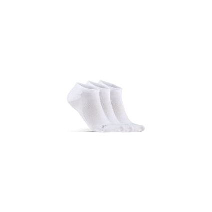 Ponožky CRAFT CORE Dry Footies 3-pack (Barva Bílá, Velikost 34-36)