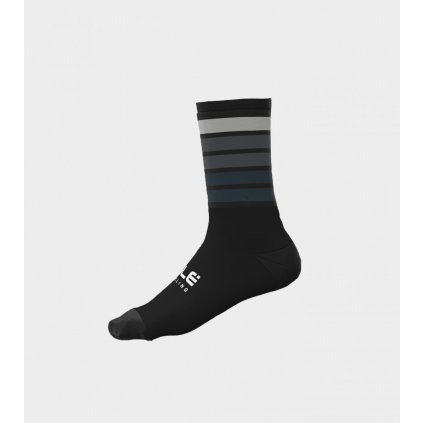 Zimní cyklistické ponožky ALÉ ACCESSORI SOMBRA WOOL THERMO, black-grey (Velikost Velikost L/44-47)