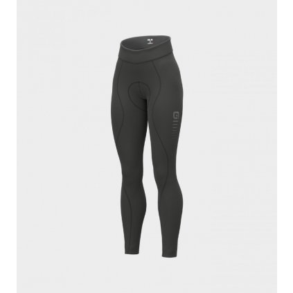 Dámské zimní cyklistické kalhoty ALÉ SOLID ESSENTIAL, black (Velikost XL)