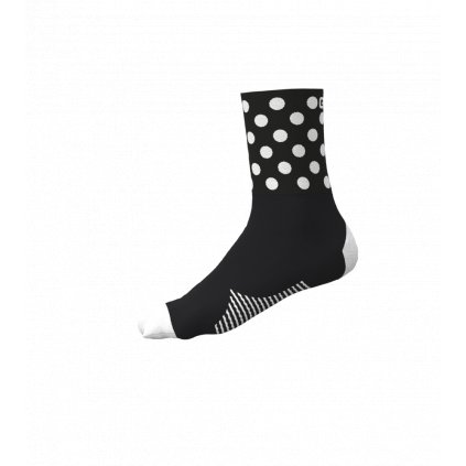 Letní cyklistické ponožky ALÉ ACCESSORI BUBBLE, black (Velikost Velikost L/44-47)