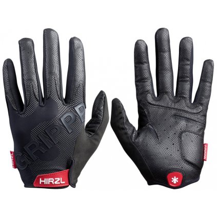 Cyklistické rukavice HIRZL Grippp Tour FF 2.0, černá