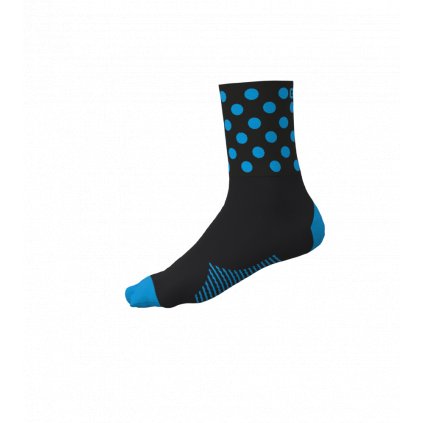 Letní cyklistické ponožky ALÉ ACCESSORI BUBBLE, light blue (Velikost Velikost L/44-47)