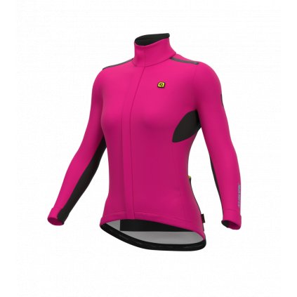 Dámská zimní cyklistická bunda ALÉ K-TORNADO 2.0 KLIMATIK, pink (Velikost 3XL)