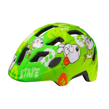 Dětská cyklistická přilba ETAPE KITTY 2.0, zelená (Velikost S/M 52-56 cm)
