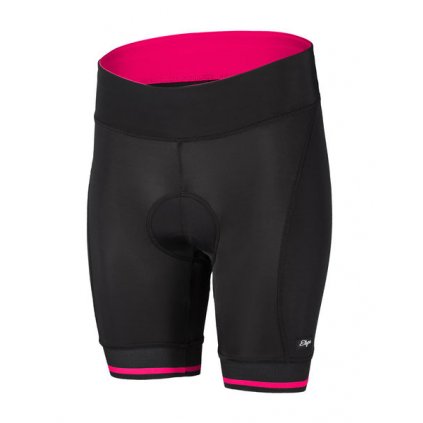 Dámské letní cyklistické kalhoty ETAPE SARA, černá/růžová (Velikost L)