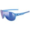 Detské športové slnečné okuliare UVEX SPORTSTYLE 512, BLUE TRANSPARENT