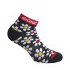 Letní cyklistické ponožky DOTOUT Flower W Socks, black