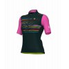 Dámský letní cyklistický dres ALÉ LOGO PR-S, dark green (Velikost 3XL)