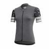 Dámský letní cyklistický dres DOTOUT Touch, melange dark grey (Velikost S)