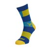 Letní cyklistické ponožky SILVINI Bardiga, navy-lime (Velikost 34-35)