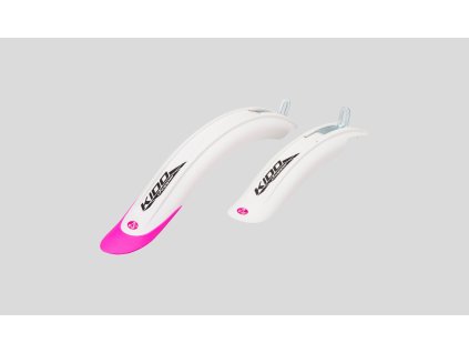 blatníky CTM KIDO CHOPPER 20" biela/ruž