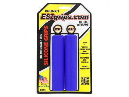 Gripy ESI Chunky CLASSIC, 60g modré