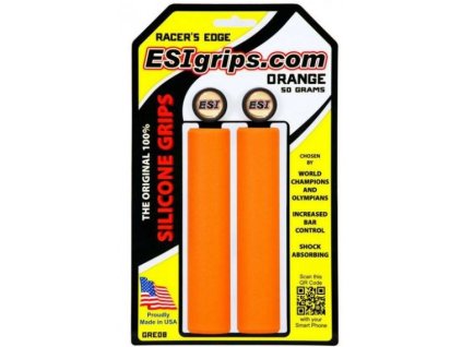 gripy ESI Racer's Edge, 50g, Orange / oranžová