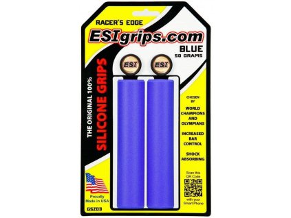 gripy ESI Racer's Edge, 50g, Blue / modrá