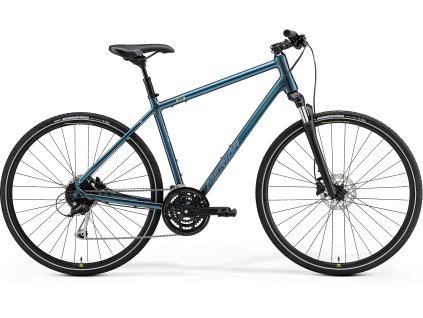 MERIDA CROSSWAY 100 teal modrý(limetkový) 2021