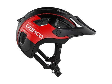 prilba CASCO MTBE2 black red matt L(58–62 cm)