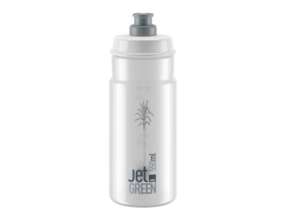 flasa ELITE JET GREEN 550 ml transparentná