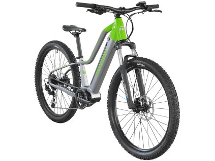 MAXBIKE LOKI 27,5" sivá-zelená  S 13"