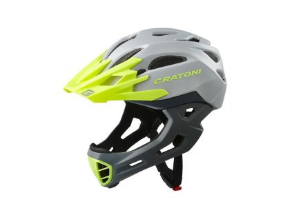 prilba CRATONI C-Maniac grey/lime matt L/XL /59-62cm/