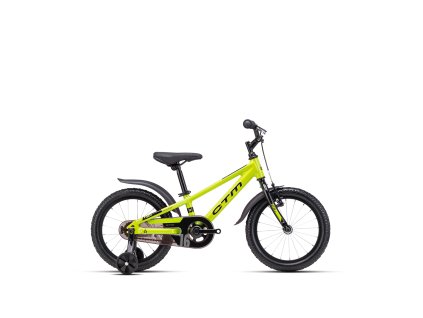 CTM FOXY limetková perleť/čierna 16" (rám 7,5")