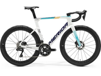 MERIDA REACTO TEAM perleťovo biely/modrý/team (Veľkosť S)